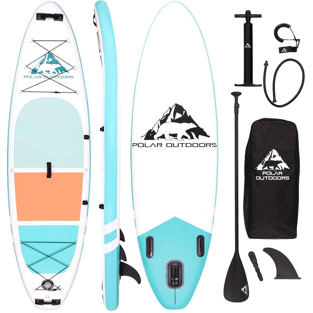 新品　Roc スタンドアップパドル Amazon | Roc Polar Outdoors インフレータブル スタンドアップ